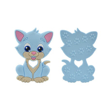 Load image into Gallery viewer, Baby Teethers Cartoon Animal Baby Teething Toy Penguin Silicone Teether Unicorn Pendant Raccoon Accessories