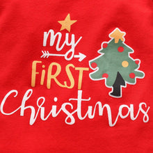 Load image into Gallery viewer, Newborn Toddler Baby Girls Christmas Cartoon Romper Bodysuit+Bowknot Skirt Set Dress Unique Design