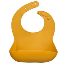 Load image into Gallery viewer, Silicon Breastplate Baby Bib Waterproof Solid Infant Bandana Bibs Newborn Feeding Burp Cloth Bib For Kids