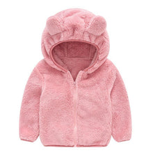 Load image into Gallery viewer, Modern Winter Fleece Children's Sweater Boys and Girls Hoodie Jacket Warm Baby Coat With Bear Ears