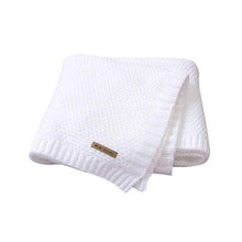 Load image into Gallery viewer, Baby Blanket Knitted Newborn Swaddle Wrap Blankets Super Soft Toddler Infant Bedding Quilt For Bed Sofa Basket Stroller