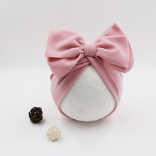 Load image into Gallery viewer, Cute Bows Baby Hat Knot Intant Baby Girls Newborn Turban Soft Children Kids Toddler Beanie Cap
