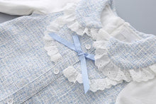 Load image into Gallery viewer, New Spring Baby Girls Sweet Bow Brim Princess Dress Kids Baby Girls Clothes For Kids Between 1-3Years