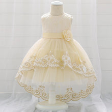 Load image into Gallery viewer, New Baby Lace Gown Clothes Embroidered Tail Princess Unique Dress Perfect Gift For Girls