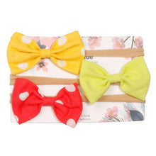 Load image into Gallery viewer, Baby Girls Headband Infant Elastic Headwear Kids Hair Accessories Bow Set For Baby Girls