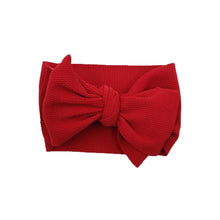 Load image into Gallery viewer, Baby Girls Headband Toddler Big Bow Hairband Cute Solid Stretch Turban For Baby Girls
