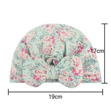 Load image into Gallery viewer, Baby Hat Soft Lovely Flower bowknot for Baby Girl Toddler Turban Hir Band Cap Newborn Headwrap Hat Baby Hairband
