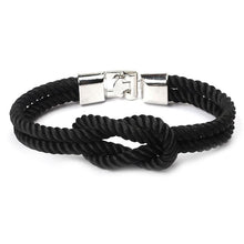 Load image into Gallery viewer, Modern Elegant Multi-Layer Concentric New Knot Braided Nylon Rope Men Anchor Amazing Bracelet Charm Couple Bracelets For Women Navy Jewelry Friendship