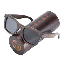 Load image into Gallery viewer, New Elegent Natural Wooden Sunglasses Polarized Men Handmade Bamboo Sunglasses for Women For Women and Men With UV400 Protection