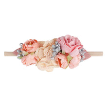 Load image into Gallery viewer, Handmade Luxury Pearl Baby Headbands Bundle Nylon Elastic Newborn Hair Accessories for Girls Kids