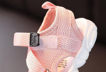 Load image into Gallery viewer, Baby Unisex Sandals Black Gray Pink Canvas Infant Sandals Toddler Summer Walking Shoes