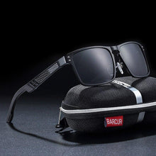 Load image into Gallery viewer, Hot Black Goggle Male Sunglasses Luxury Brand Men Glasses In Business High Quality Luxury Modern Style With UV400 Protection