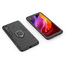 Load image into Gallery viewer, Hybrid Shockproof Case for Xiaomi Mi Max 3 Armor Ring Magnetic Car Holder Kickstand Hoslter For Xiaomi MiMax 2 Soft Bumper Cover