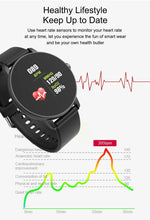 Load image into Gallery viewer, New Fashion Fitness Smart Sports Waterproof Watch For iOS/Android Sistems Smartwatch For Men and Women With Heart Rate Blood Pressure Tracker Modern Design