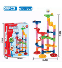 Load image into Gallery viewer, Marble Run Race Track Building Blocks 3D Maze Toy