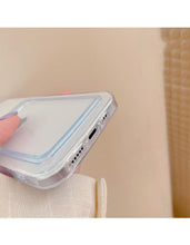 Load image into Gallery viewer, Transparent Mobile Phone Case For iPhone 11 12 13 14Mini case For iphone 11 Pro X XS Max XR 7 8 Plus SE Case Cover Soft Silicone Wallet Card Holder