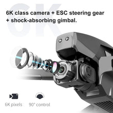 Load image into Gallery viewer, 4DRC 2021 M1 Pro 2 drone 4k HD mechanical 2-Axis gimbal camera 5G wifi gps system supports TF card drones distance 1.6km