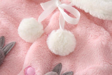 Load image into Gallery viewer, Princess Baby Girls Winter Thick Bownot Cloak Coat Flower for Childre With Flowers