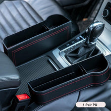 Load image into Gallery viewer, NEW Car Crevice Storage Box Seat Gap Pocket Catcher Organizer Universal Seat Organizer Card Phone Holder Pocket