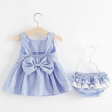 Load image into Gallery viewer, Modern Baby Newborn Toddler Girls Summer Tutu Dress With Printing Princess Dresses Sundress And Hat