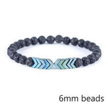 Load image into Gallery viewer, Lava Stone Men Wrist Bracelet Natural Moonstone Bead Tibetan Chakra Diffuser Bracelets For Men Jewelry Cool Gifts