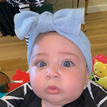 Load image into Gallery viewer, Luxury Modern Designer Baby Headband Girl Knitted Hair Accessories Toddler Knotted Turban Newborn Hair Bows Headwrap