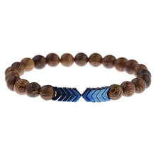 Load image into Gallery viewer, Lava Stone Men Wrist Bracelet Natural Moonstone Bead Tibetan Chakra Diffuser Bracelets For Men Jewelry Cool Gifts