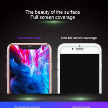 Load image into Gallery viewer, 10D Curved Edge Aluminum Alloy Tempered Glass for iPhone X XS MAX 11 12 Pro Max mini 6 6S 7 8 Plus Full Cover Screen Protector Titanium Alloy Metal Edge Full Coverage Front Tempered Glass Screen Protector for iPhone