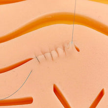 Load image into Gallery viewer, Human Traumatic Silica Gel Suture Material Skin Pad Set Medicine Practice Surgical Suture Training Kit Medical Equipment