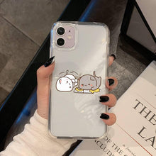 Load image into Gallery viewer, Cat Phone Case For Iphone 11 12 13 Mini Pro Xs Max 8 7 6 6s Plus X 5s Se 2020 Xr Case Polycarbonate Printed Colorful Design Silicone Phone Case
