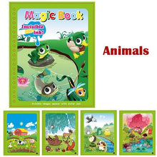 Load image into Gallery viewer, 1pcs Magical Book Water Drawing Coloring Cartoons Books Doodle Pen Painting Drawing Board For Kids Toys Birthday Gift