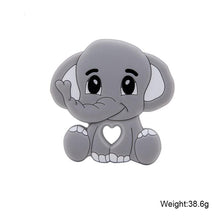 Load image into Gallery viewer, Silicone Teethers Food Grade Tiny Rod Teething Baby Shower Gifts Cartoon Animals Teether Let's Make 1pc