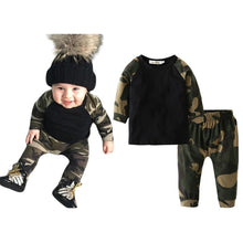 Load image into Gallery viewer, Newborn Baby Boy Clothes Set Long Sleeve Letter Like A Boss T-shirt , Pants Infant Clothing Set For Baby