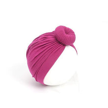 Load image into Gallery viewer, Modern Baby Headband Girl Headbands Cotton Knot Bow Turban Headband Stretchy Baby Bow For Girls