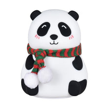 Load image into Gallery viewer, Night Light for Kids, 7-Color Silicone Big Eyes Panda Nursery Lights, USB Rechargeable LED Lamp for Girls and Boys Bedrooms