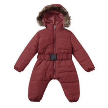 Load image into Gallery viewer, Winter Clothes For Infant Baby Hooded Warm Thick Snowsuit Jumpsuit Romper for Boys and Girls Style