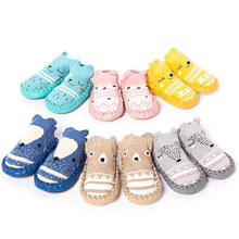 Load image into Gallery viewer, Modern Elegant Baby Girls & Boys Autumn Winter Cotton Soft Sole Cartoon Shoes Socks For Baby Kids