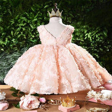 Load image into Gallery viewer, Luxury Modern Designer Toddler Baby Girl Infant Princess Lace Tutu Dress Baby Girl Wedding Dress Kids Party Dress