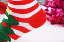 Load image into Gallery viewer, 5Pairs Baby Christmas Socks for Lovely Boy/Girls, Cotton Red Gift Socks In elegant New Year Christmas Style For Baby Kids Set