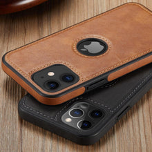 Load image into Gallery viewer, Luxury PU Leather Phone Case For iPhone 14 pro max 13 Pro max 11 12 Pro Max XR XS Max X 7 Plus case leather Slim Back Cover Compatible with iPhone 13 Pro Case Slim Leather Classic Luxury Elegant Phone Cover