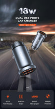 Load image into Gallery viewer, Mini Quick Charge 3.0 USB Car Charger Dual USB Fast Charger 3.1A Cellphone Universal Mobile Phone Charger