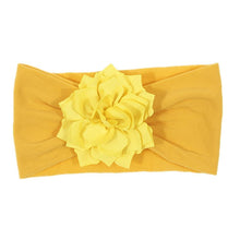 Load image into Gallery viewer, Cute 1PCS Baby Girls Lotus Flower Nylon Headband Knot Elastic Newborn Toddler Headwraps Kids Hair Accessories Gifts