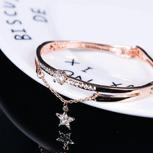 Load image into Gallery viewer, Rose Gold Stainless Steel Bracelets & Bangles Female Heart Forever Love Charm Bracelet For Women