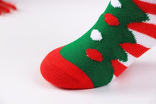 Load image into Gallery viewer, 5Pairs Baby Christmas Socks for Lovely Boy/Girls, Cotton Red Gift Socks In elegant New Year Christmas Style For Baby Kids Set