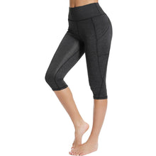 Load image into Gallery viewer, Casual Women's Yoga Pants Gym Fitness Sports Cropped Leggings Pocket Slim Pants Female Solid Color Women's Seamless Scrunch Legging Workout Leggings For Women Lift Tight Gym Yoga Home Pants
