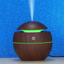 Load image into Gallery viewer, 130ML USB Aroma Diffuser Ultrasonic Cool Mist Humidifier Air 7 Color Change LED Night Light For Office Home