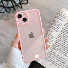 Load image into Gallery viewer, Unisex Cute Shockproof Silicone Bumper Phone Case For iPhone 14 11 12 13 Pro Max Colorful Transparent Protection Back Cover Silicone Protective Cover For iPhone