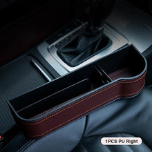 Load image into Gallery viewer, NEW Car Crevice Storage Box Seat Gap Pocket Catcher Organizer Universal Seat Organizer Card Phone Holder Pocket