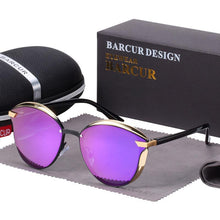 Load image into Gallery viewer, Luxury New Fashion Polarized Women Round Rimeless Popular Retro Classic Sunglasses Ladies lunette de soleil femme