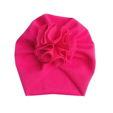 Load image into Gallery viewer, Cute Flower Headband Turban Soft Beanie Hat Infant Toddler Headwear Baby Hair Accessories for Newborn Baby